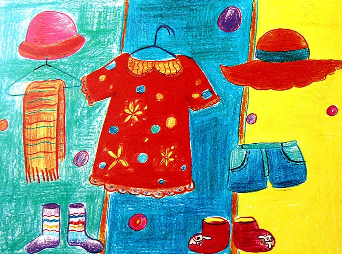 漂亮的衣帽间简笔画_漂亮的衣帽间图片欣赏_