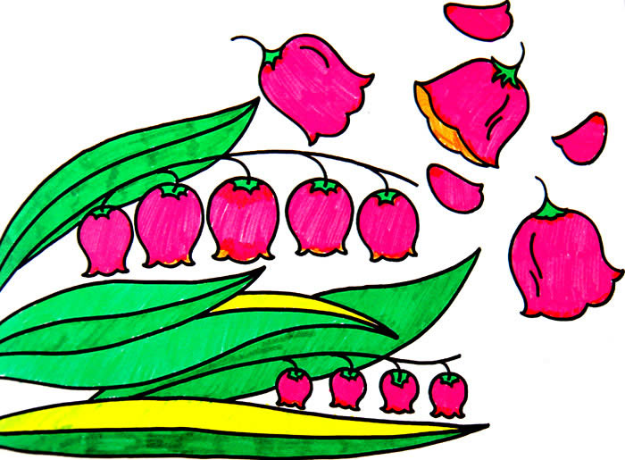 美丽的<em>花简笔</em>画_美丽的<em>花裙子简笔</em>画_美丽的