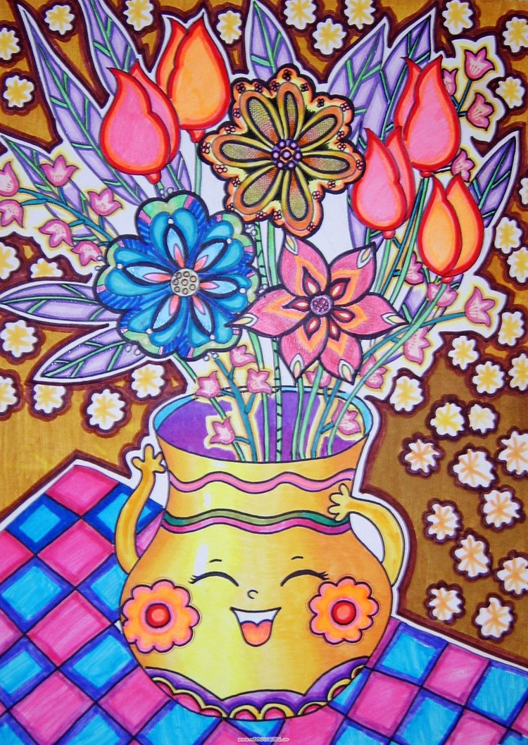 花 瓶粘贴画图片大全-青花瓷花瓶简笔画 幼儿简笔画 咏柳古诗配画简笔 花 瓶粘贴画图片大全-青花瓷花瓶简笔画 幼儿简笔画 咏柳古诗配画简笔