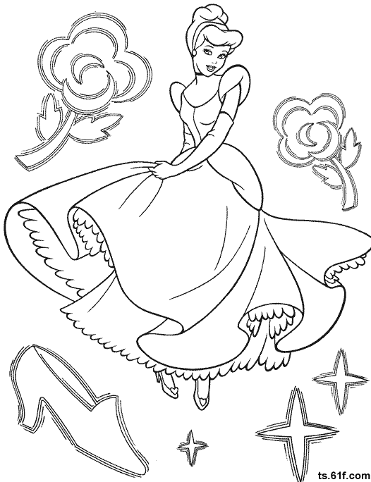 人物简笔画-灰姑娘简笔画_ 人物简笔画-灰姑娘