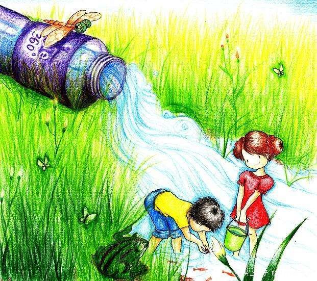 <em>两兄妹</em>在捉鱼简笔画_<em>两兄妹</em>在捉鱼图片欣赏_